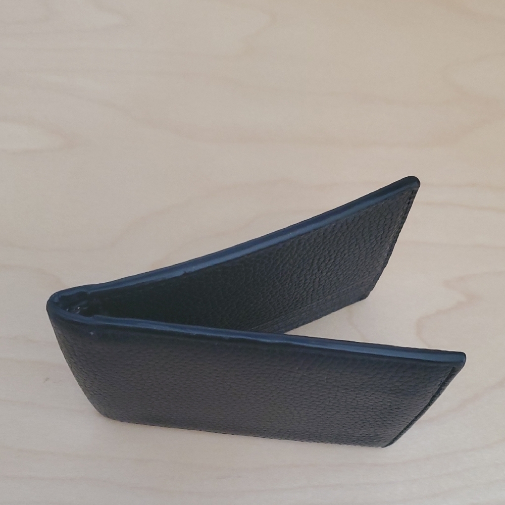 Coach Pebbled Black Leather Wallet - Picture 10 of 12